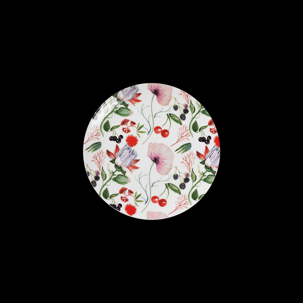 Teller flach 32 cm, Fine Bone China Dekor