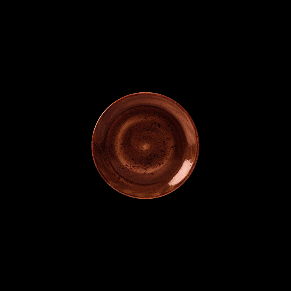 Teller flach coup 15,25 cm, Craft Dekor Terracotta 