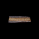 Platte flach rechteckig 28 x 16 cm, Terra