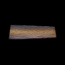 Platte flach rechteckig 36 x 16 cm, Terra