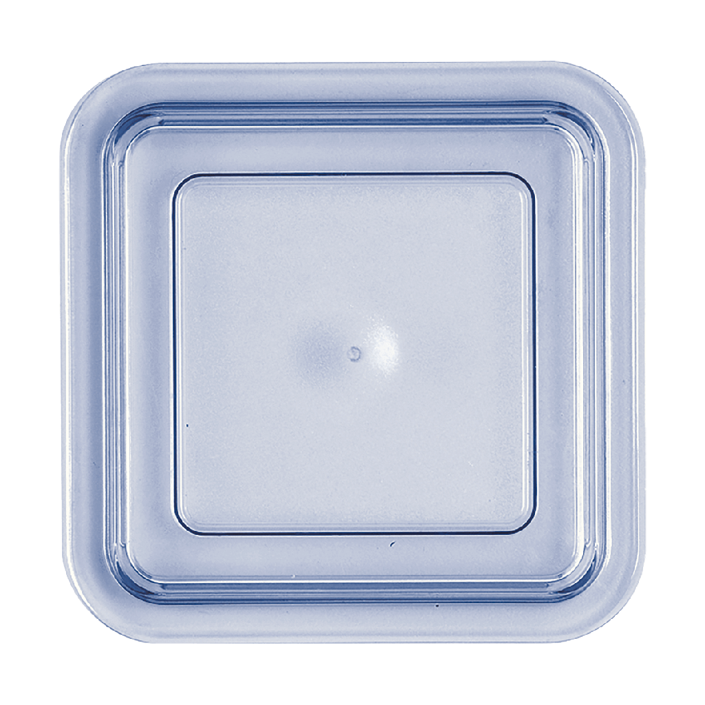 Deckel hoch quadratisch 12 x 12 cm, Kunststoffdeckel