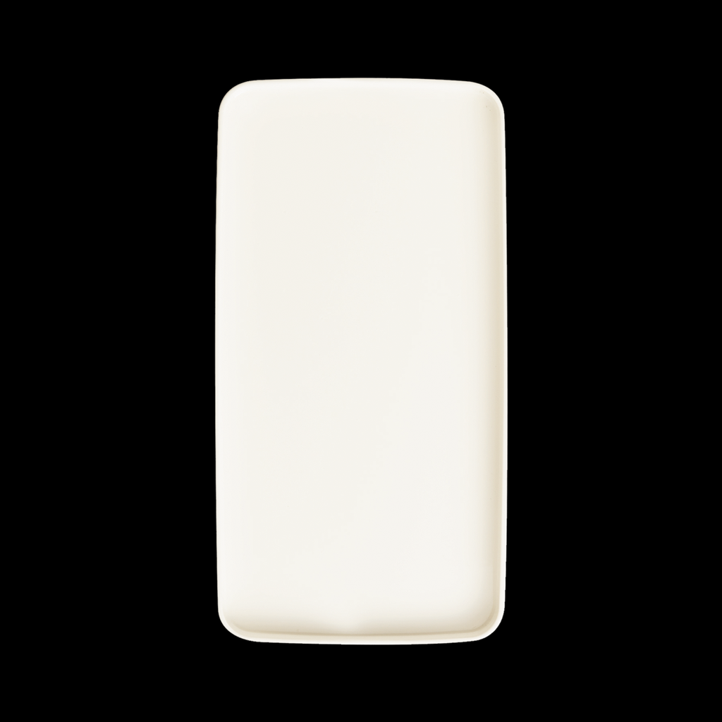 Teller rechteckig 31 x 16 cm, Mekkano Cream