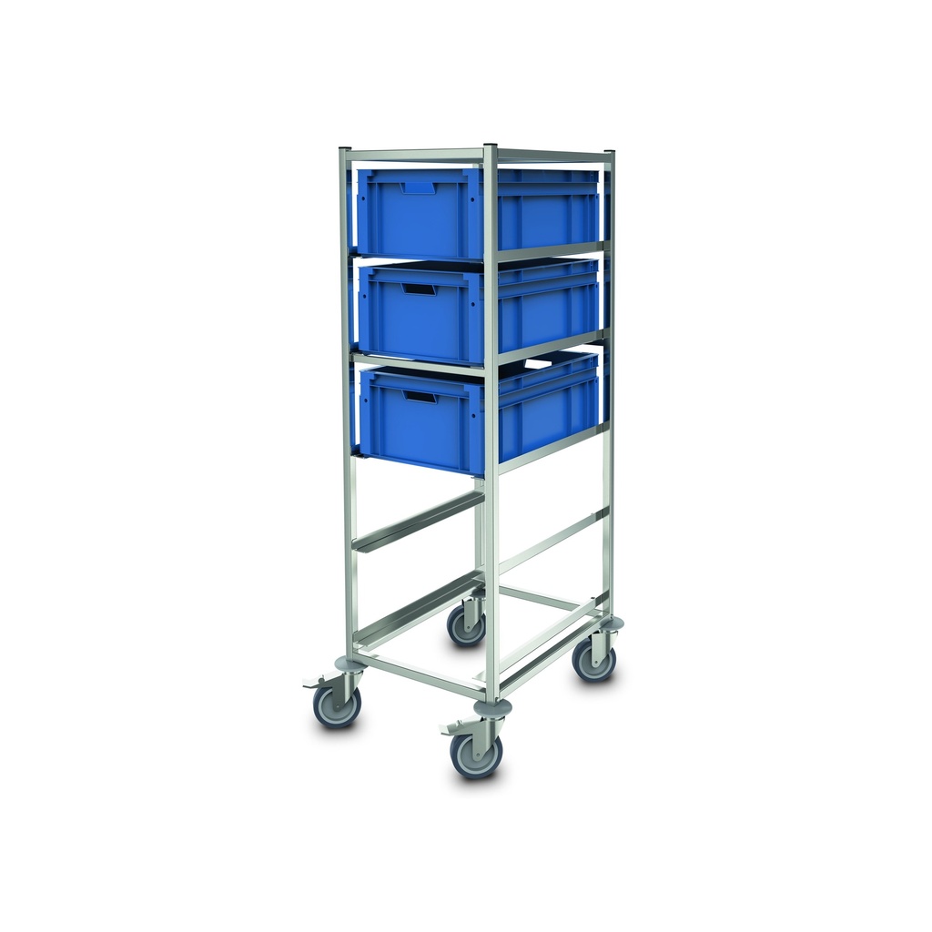 Lager- und Produktionswagen für Eurobehälter 600 x 400 mm 