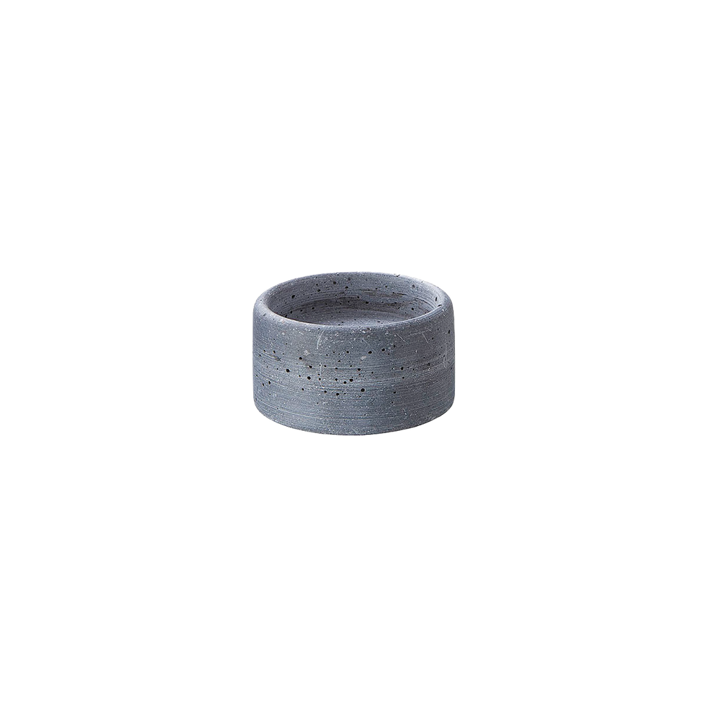 Kerzenhalter klein, Höhe: 5 cm, Ole, anthrazit