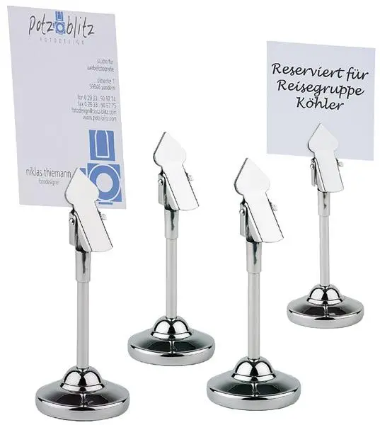 Tischkartenhalter, 4er-Set
