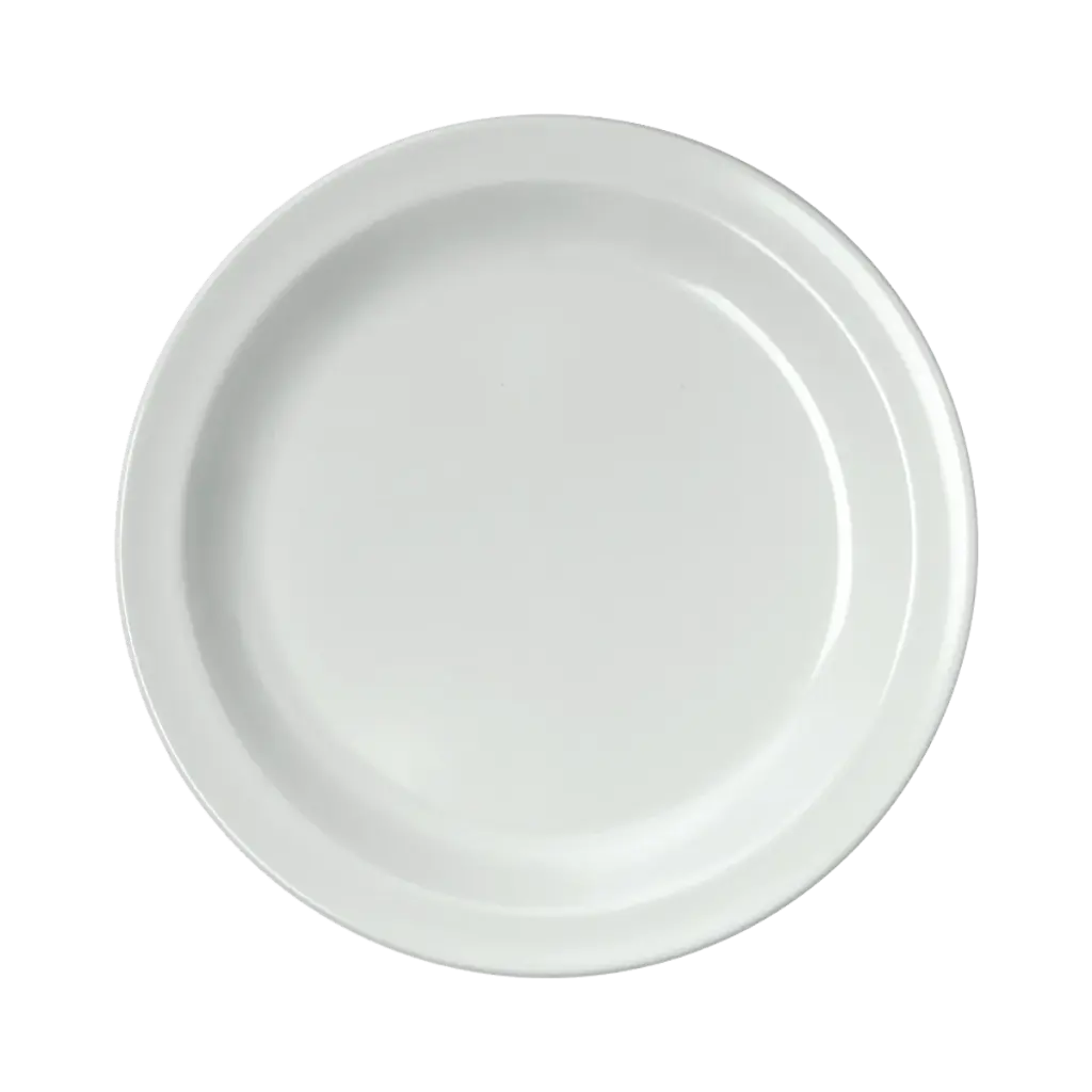 Teller flach 19,5 cm Duroplast weiß