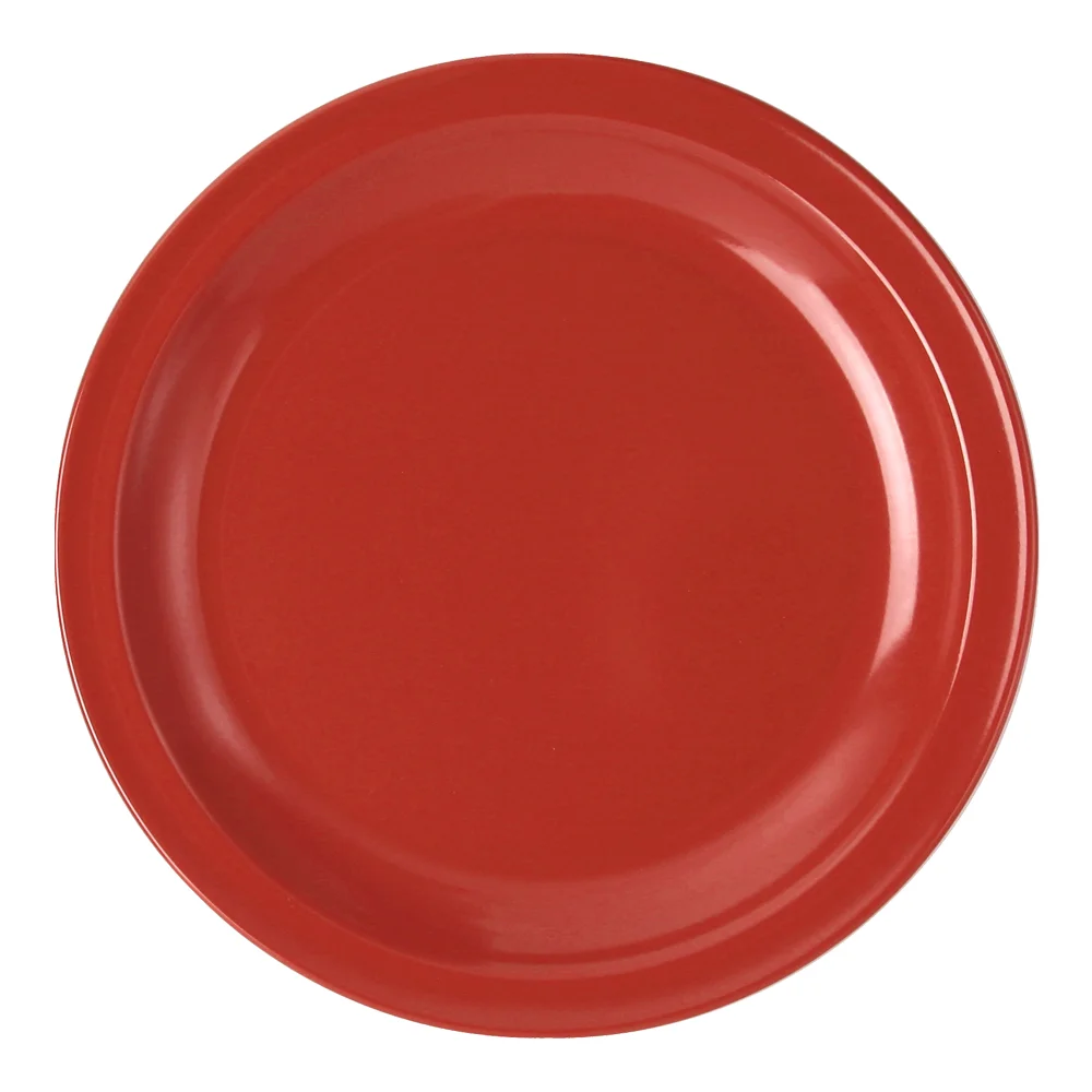 Teller flach 23,5 cm, rot