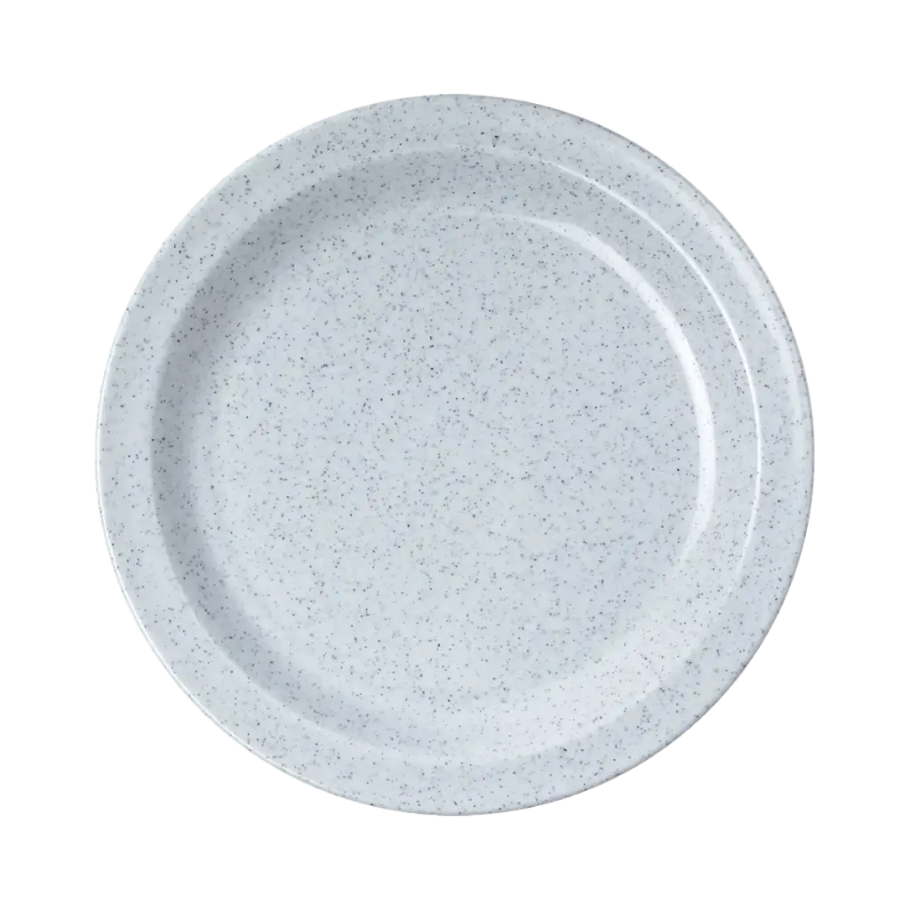 Teller flach 19,5 cm Duroplast granit