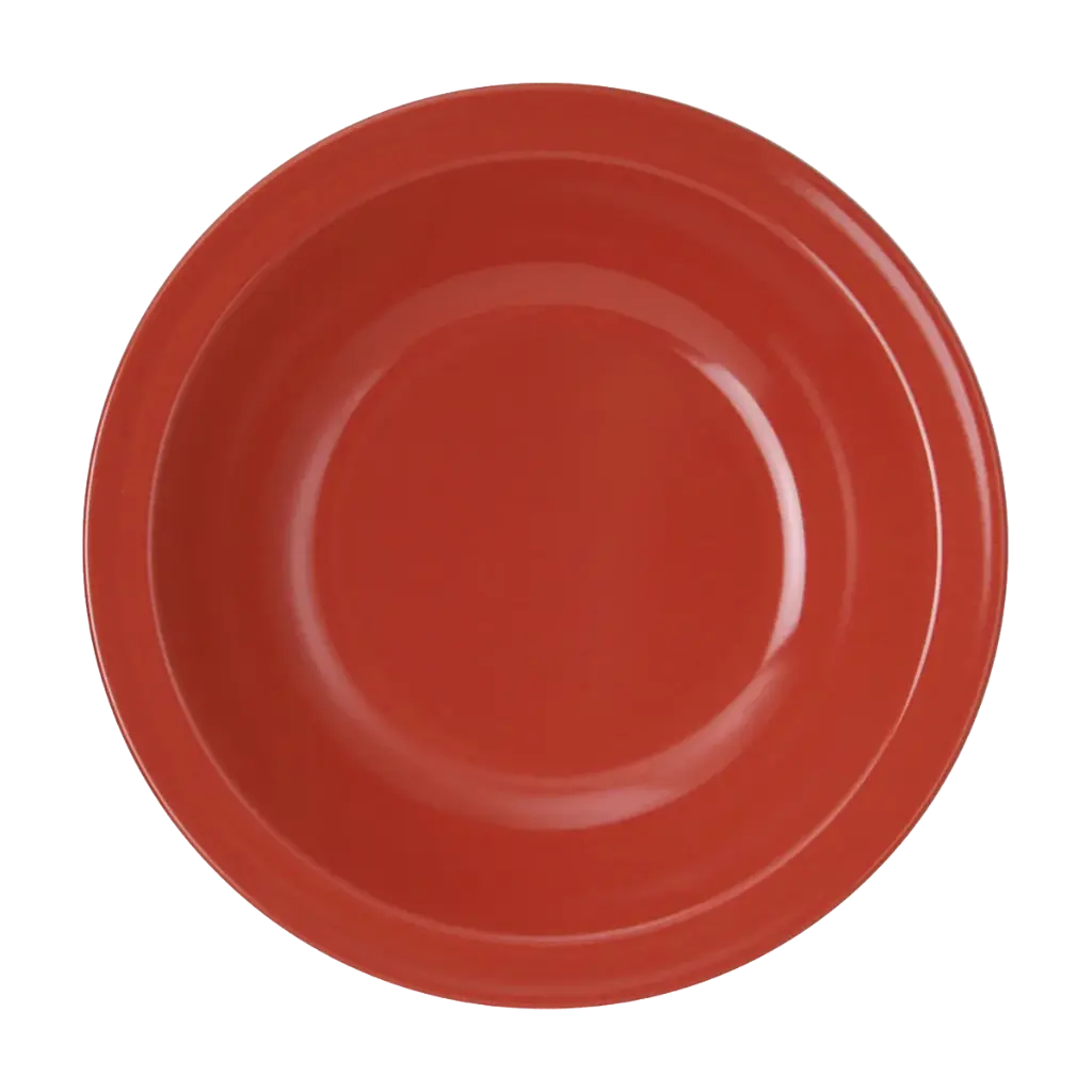 Teller tief 20,5 cm, rot