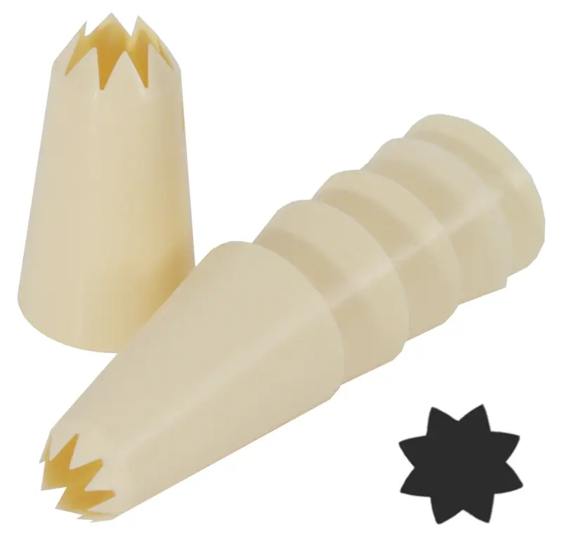 Sterntüllen-Set mit  6 Stück