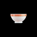 Suppenschale 13 cm, auf Fuß, Brush Orange