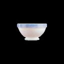 Suppenschale 13 cm, auf Fuß, Brush Blue