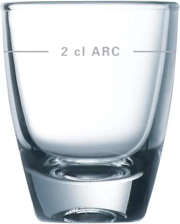 Schnapsglas 3,5 cl, geeicht, 24 Stück/Box, Gin 12