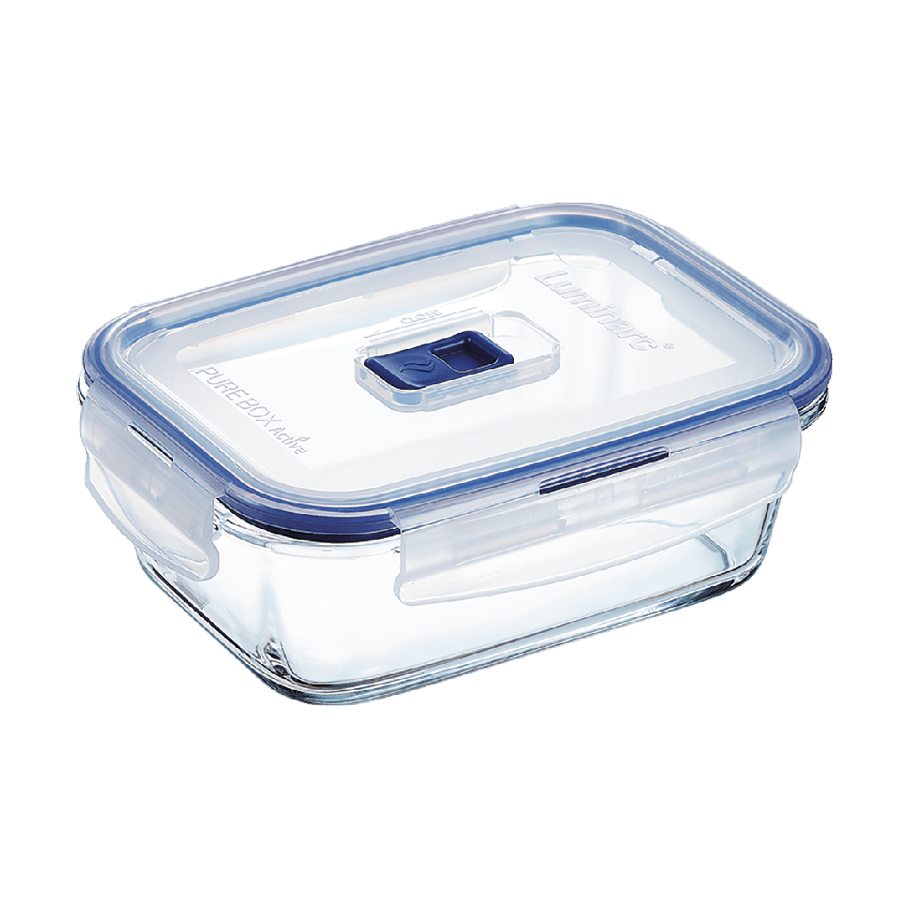 Dose rechteckig 19 x 14 cm, mit Deckel, Pure Box Active