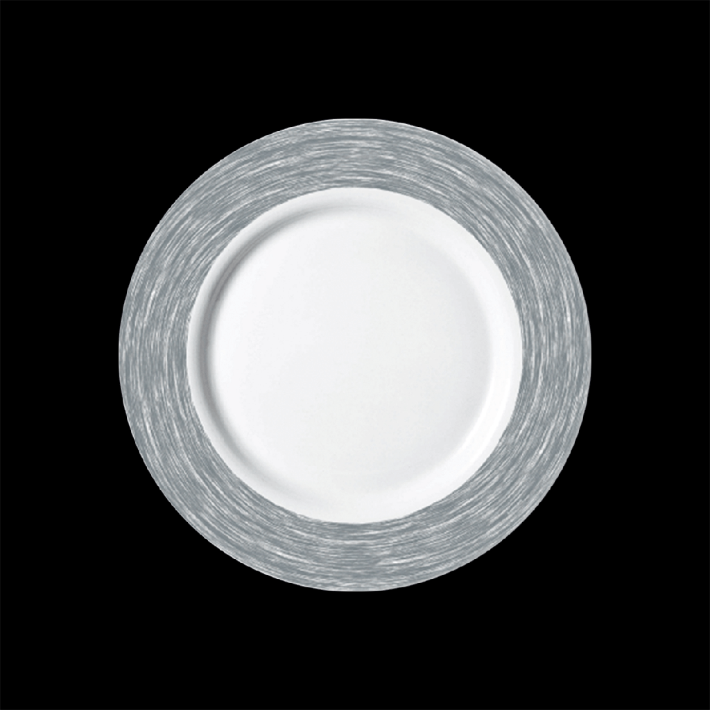 Teller flach 23,5 cm, Brush Grey