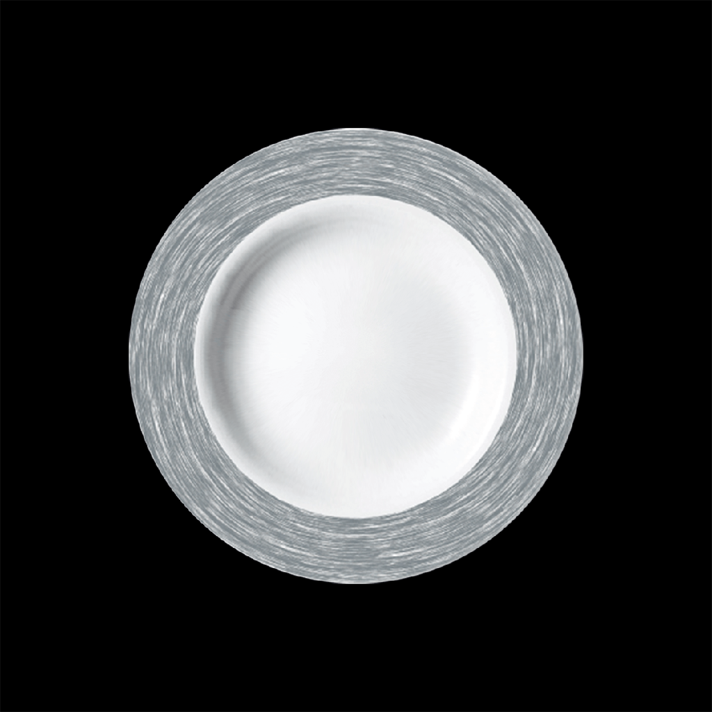 Teller tief 22,5 cm, Brush Grey