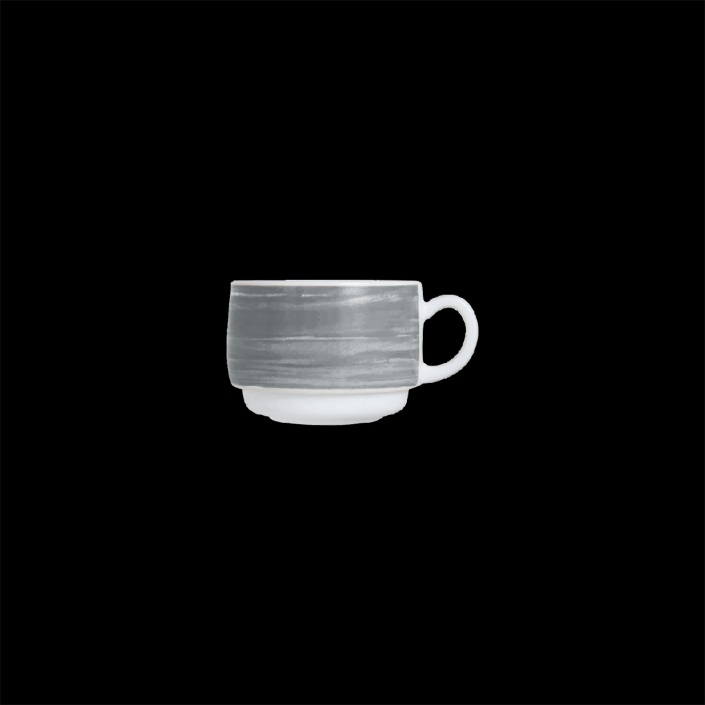 Kaffee-Obertasse 0,19 l, Brush Grey