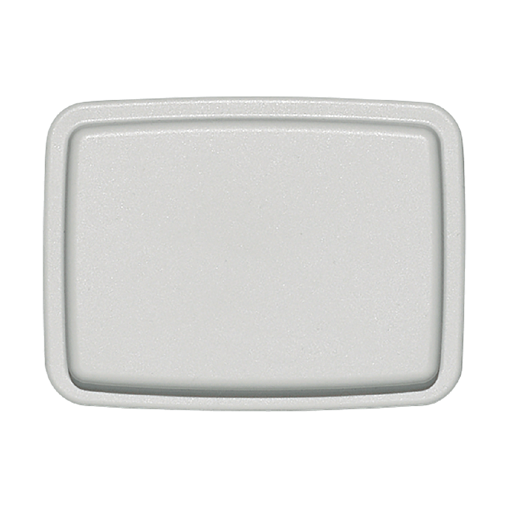 Deckel rechteckig 11,7 cm, hitzebeständig bis 120 °C, Kunststoffdeckel