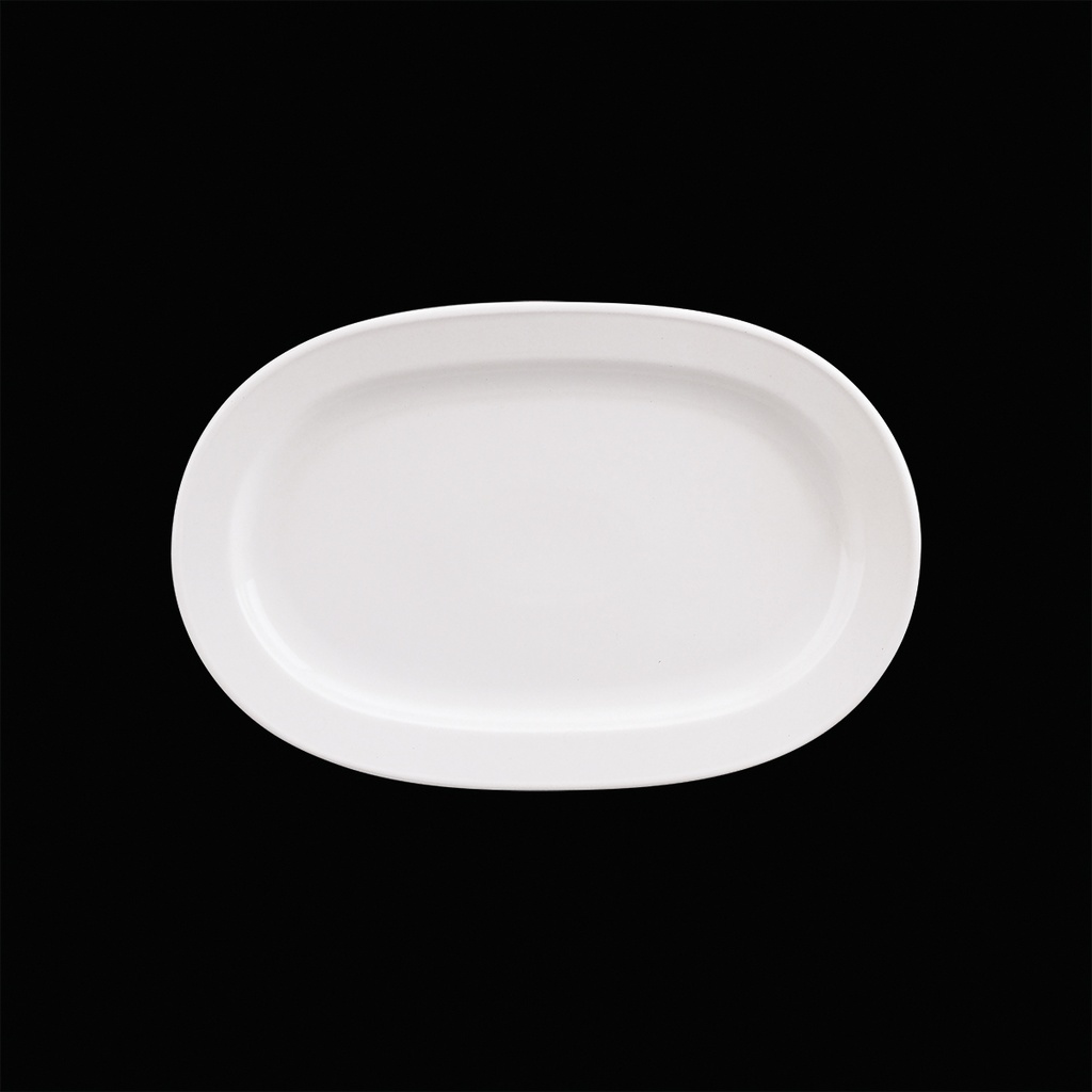 Platte Fahne oval 33 x 23 cm, Form 98