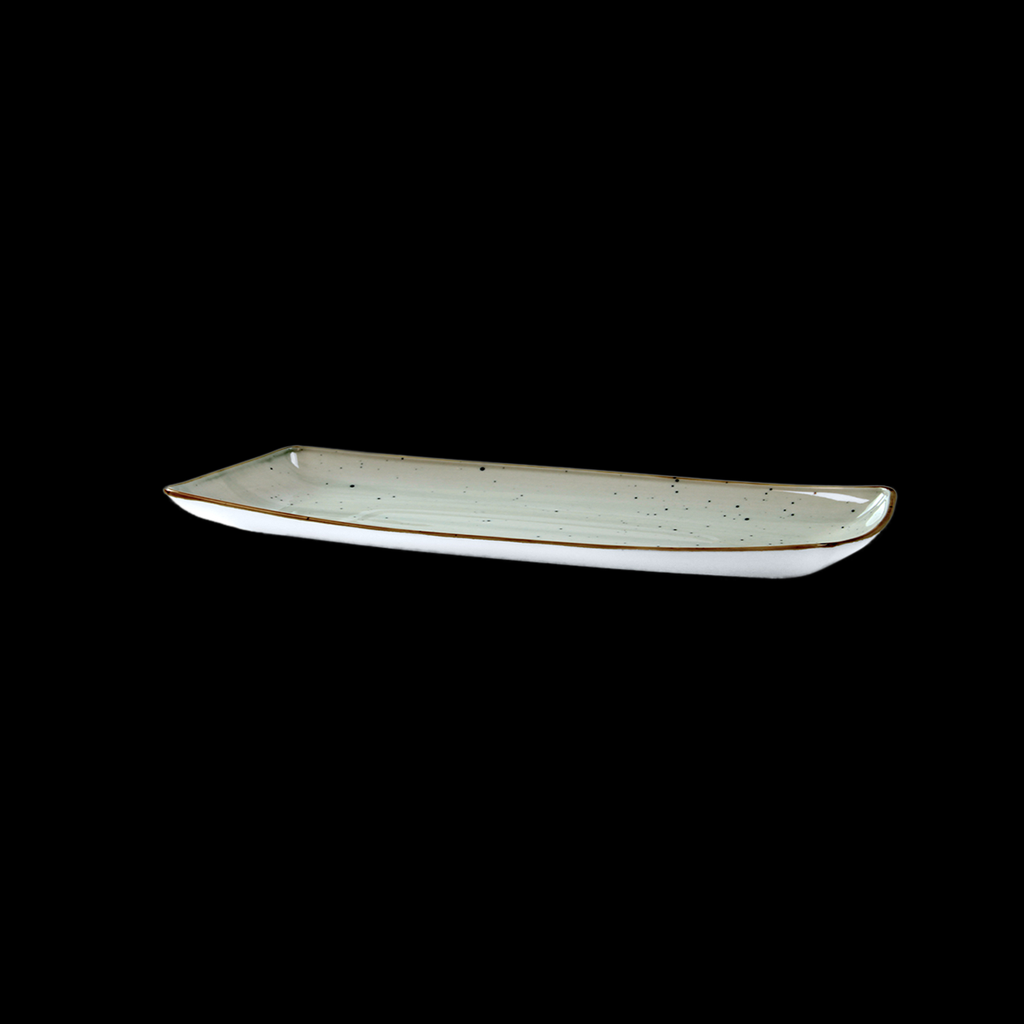 Platte rechteckig, Länge: 30 cm, Vision, grün