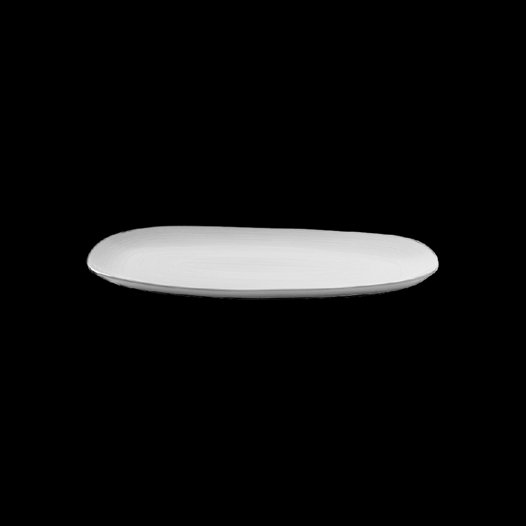 Platte oval, Länge: 32 cm, Vortice, weiß