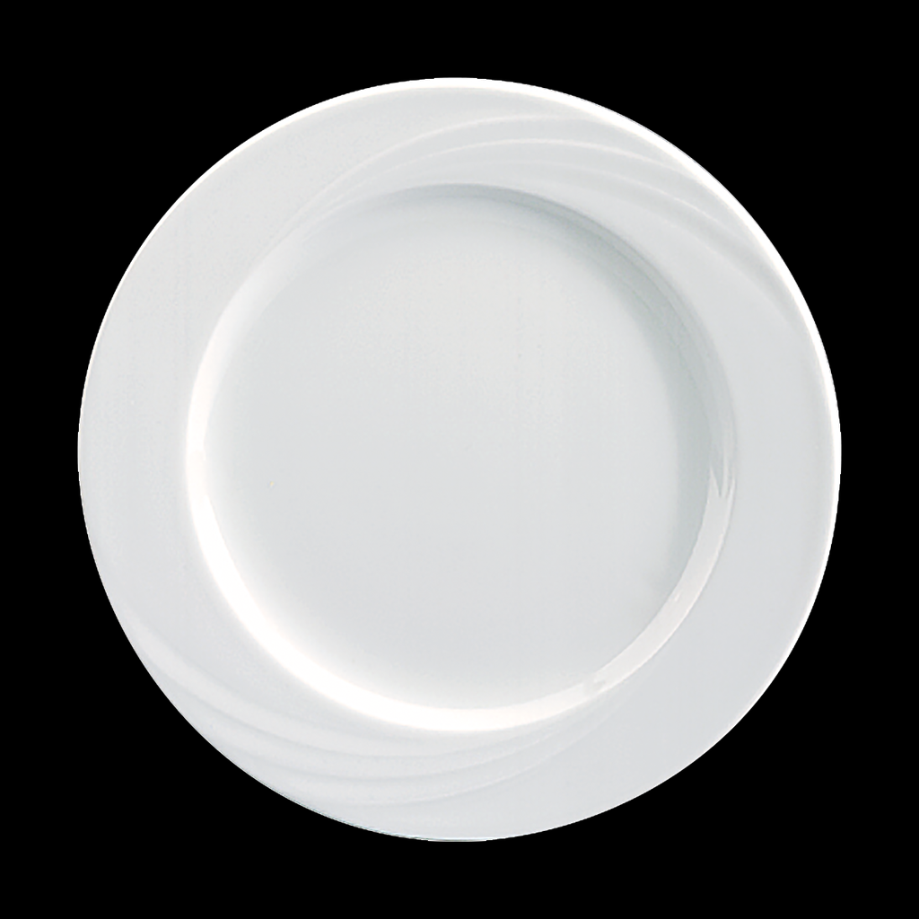 Teller flach Fahne Relief 27 cm, Donna