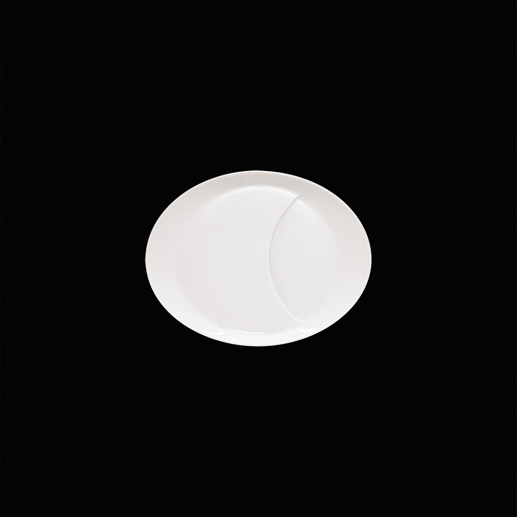 Teller flach coup oval 22 cm, Signature
