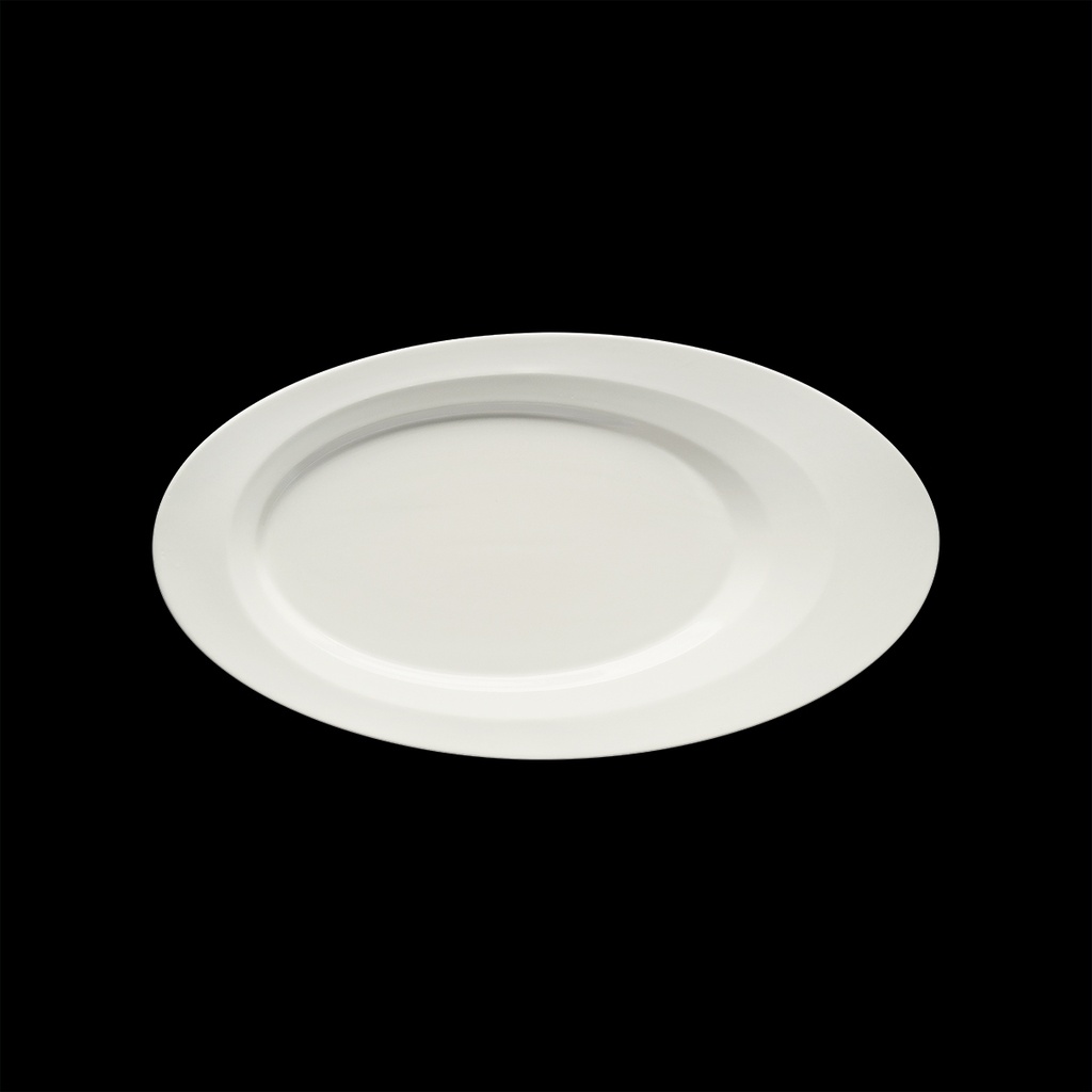 Platte Fahne oval asymmetrisch 36 x 20 cm, Allure