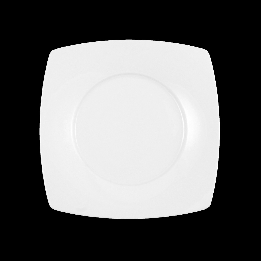 Teller flach eckig 22,5 cm, Savoy