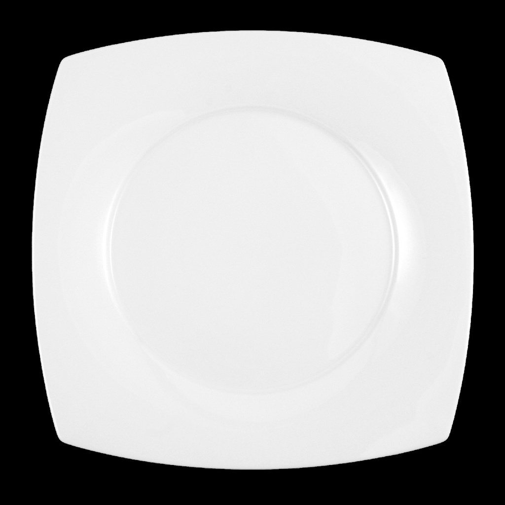 Teller flach eckig 28 cm, Savoy