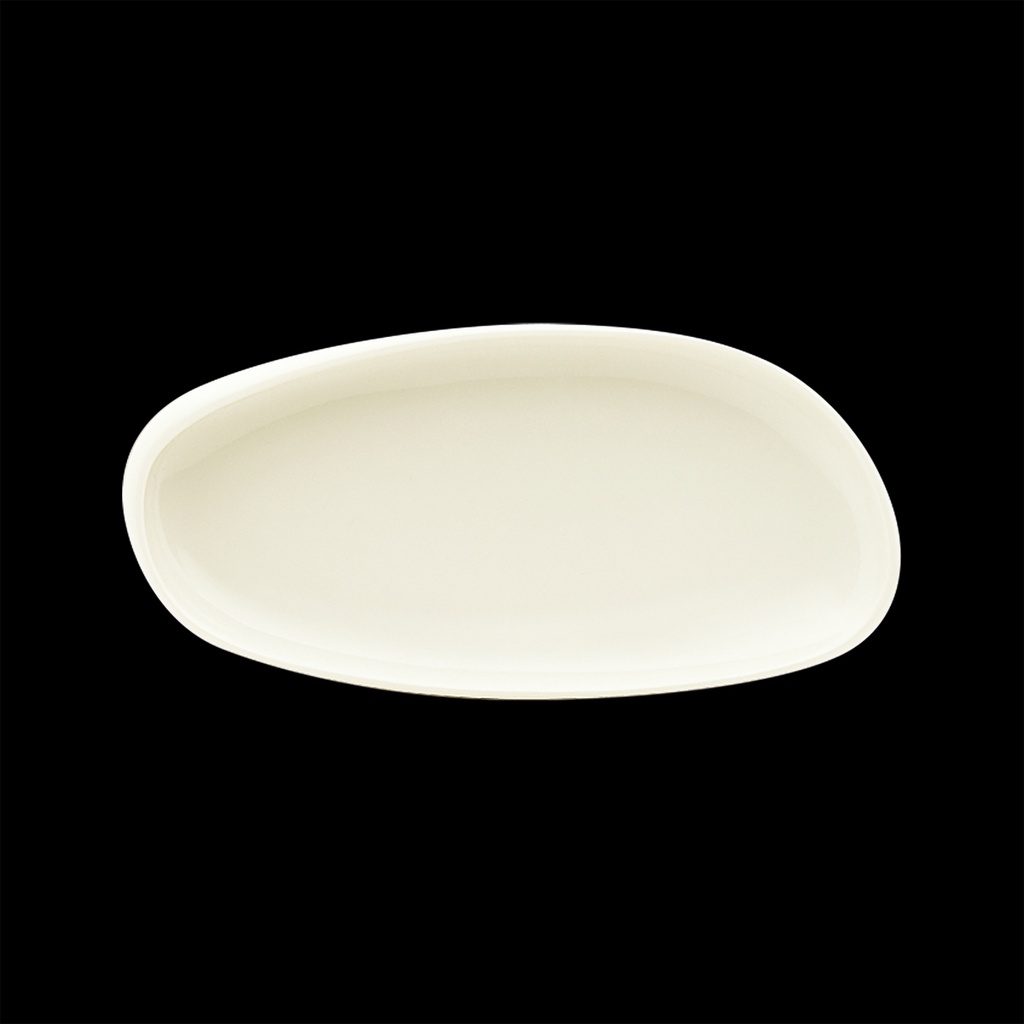 Platte coup asymmetrisch 38 x 16 cm, WellCome