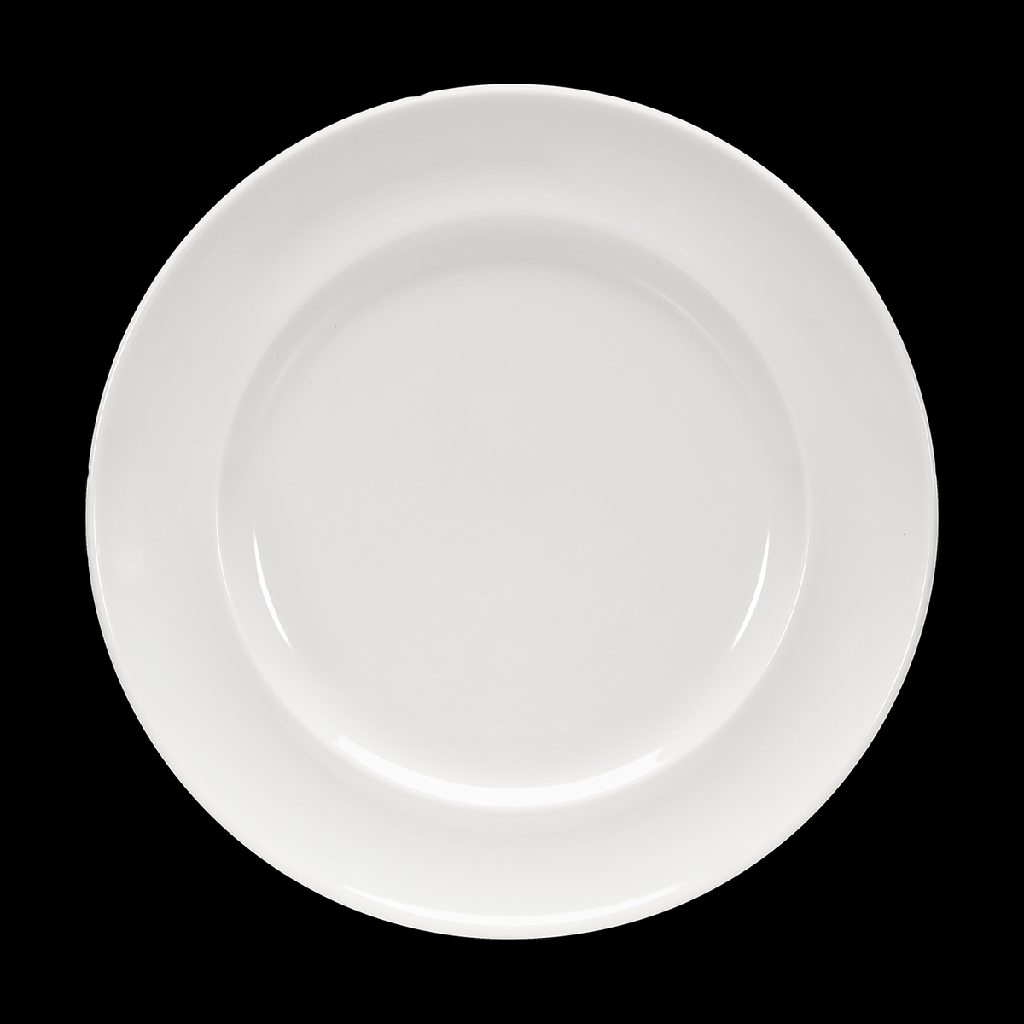 Teller flach schmale Fahne 25 cm, Enjoy