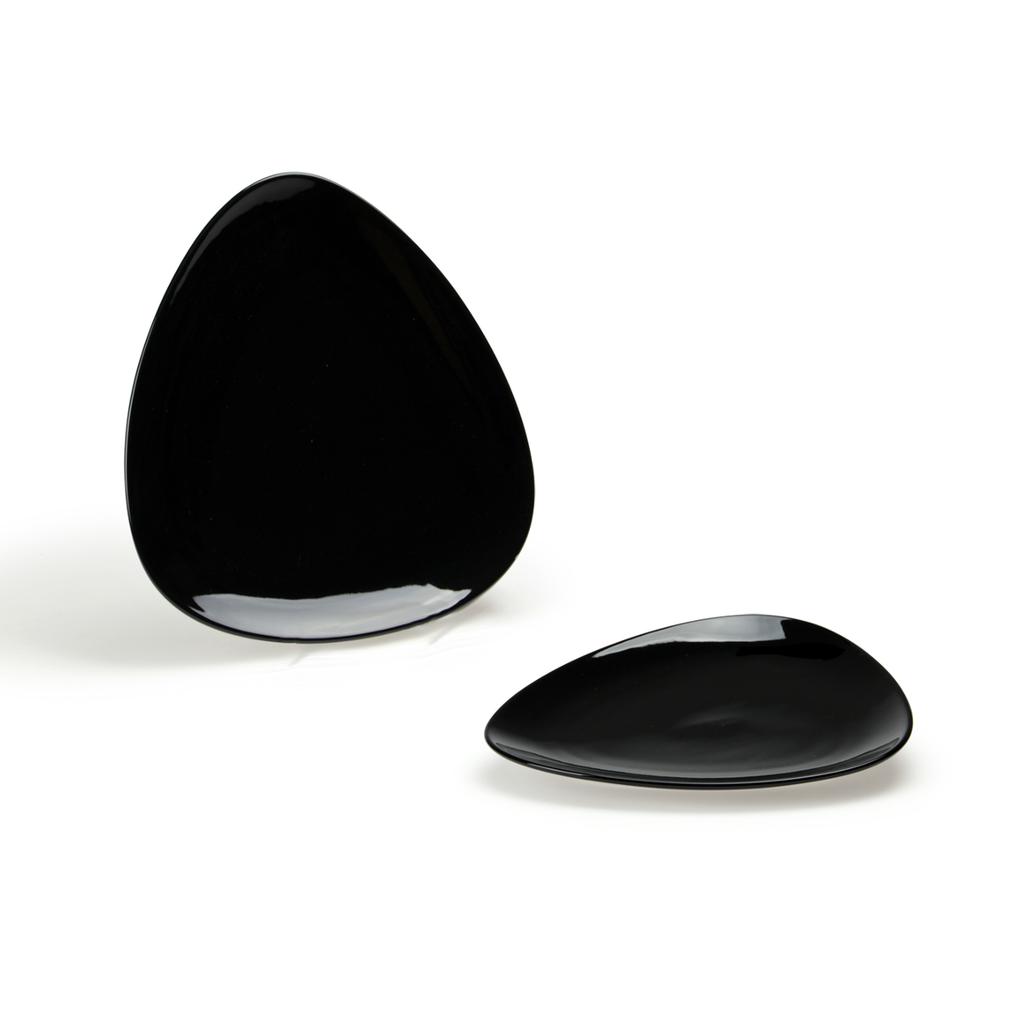 Platte Nerro, oval, Länge: 27,0 cm, schwarz