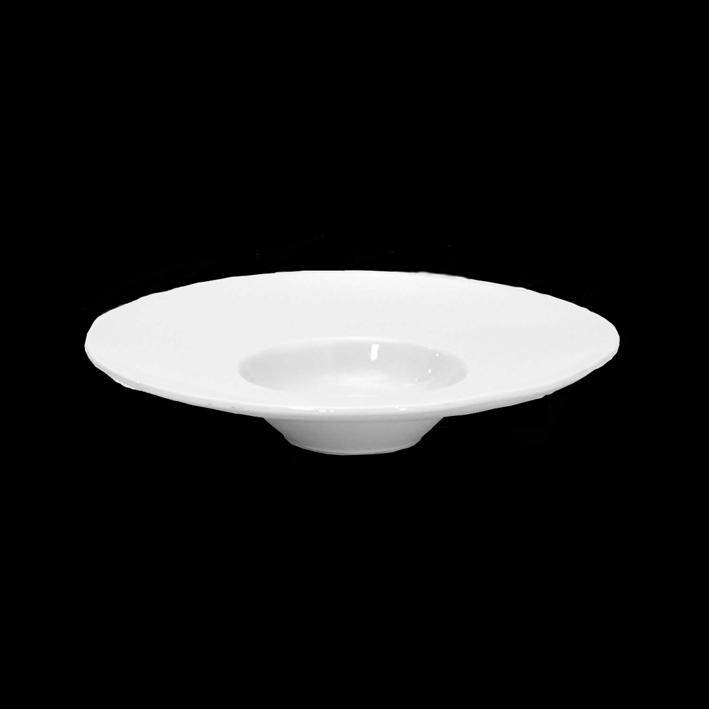 Gourmetteller rund, breite Fahne, Ø = 29 cm