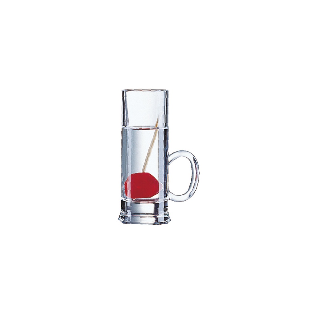 Likörglas 6,5 cl, mit Henkel, Doppeleichung, Islande