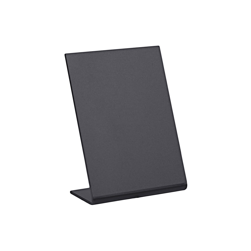 Tischaufsteller Kreidetafel L-Form DIN A8, Pack mit 5 Stück
