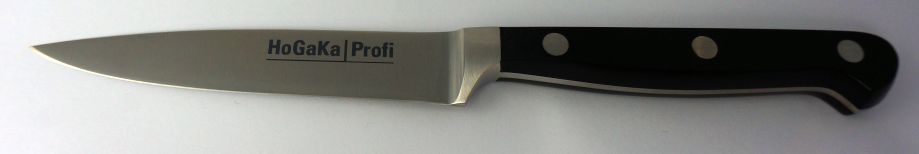Gemüse-/Officemesser 10 cm, gerade Klinge, mit HoGaKa Profi Logo, Maitre/Master Line
