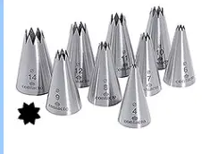 Sterntüllen-Set mit 9 Stück