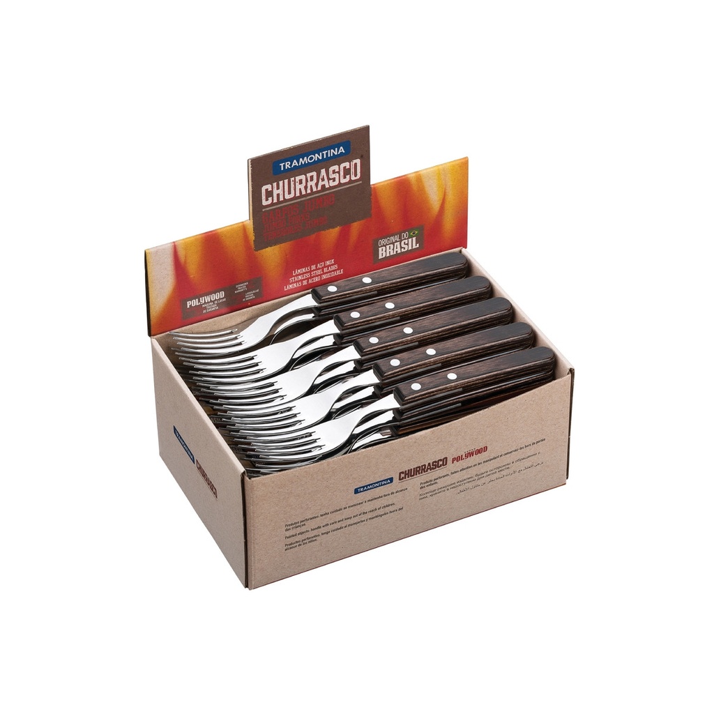 Steakgabel, Jumbo braun