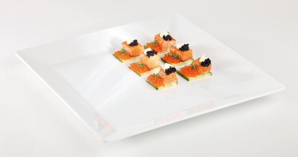 Tablett 18 x 18 cm, Pure