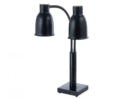Buffet-Wärmelampe BiTherm / Dual, schwarz