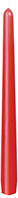 Leuchterkerzen, rot L250xD22mm, Brenndauer ca. 7Std., 50St./Pk.