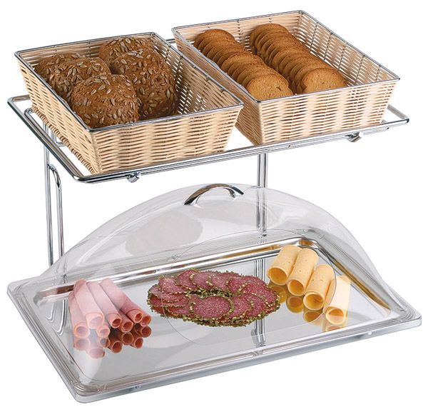 GN-Buffet-Gestell 1/1, 2-teilig, Doppeldecker
