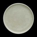 Teller flach coup Struktur 28 cm, Shiro