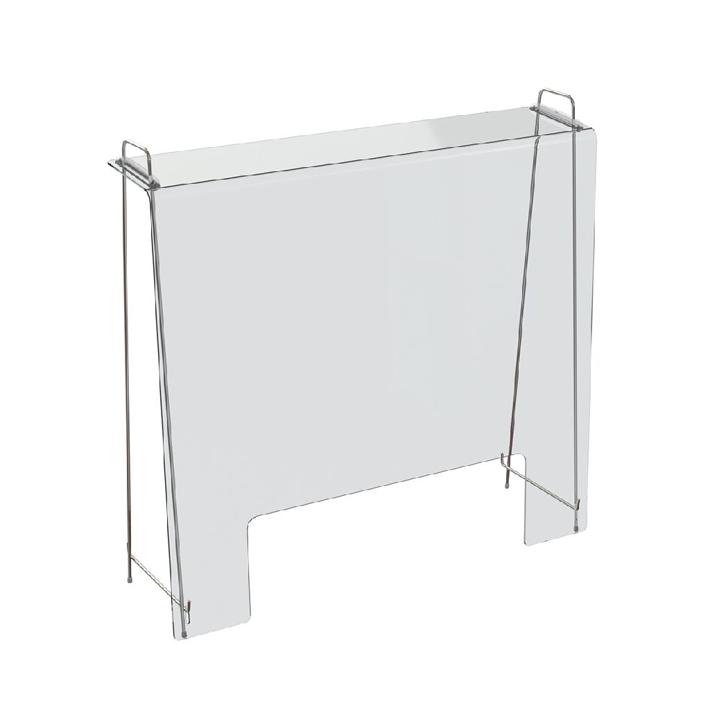Hygieneschutz 90 x 86,5 cm, mit Durchreiche, Guard Counter 900