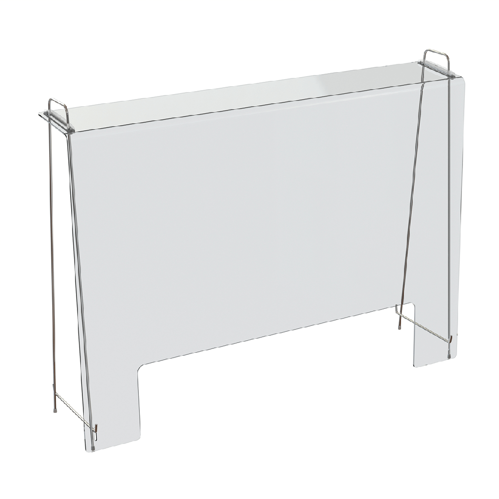 Hygieneschutz 115 x 86,5 cm, mit Durchreiche, Guard Counter 1150