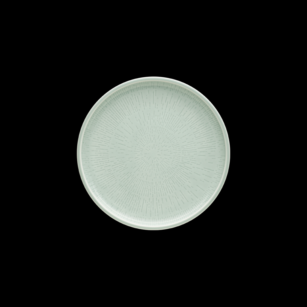 Teller flach coup Struktur 21 cm, Shiro