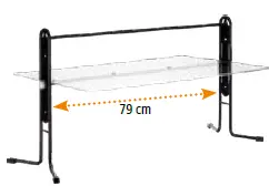 Hygieneschutz 93 x 53 cm, Buffet Guard