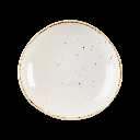 Teller tief/Schale organisch 25 cm, Stonecast Dekor