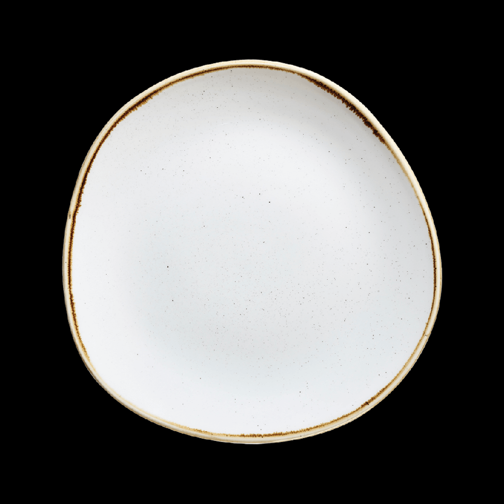 Platte organisch 26 cm, Stonecast Dekor